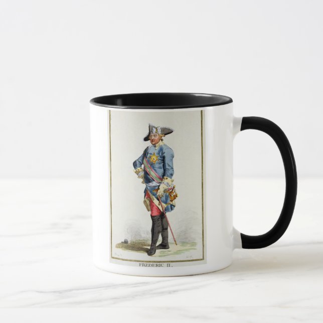Tasse Frederick II "les grand" (1712-86) rois de la (Droite)