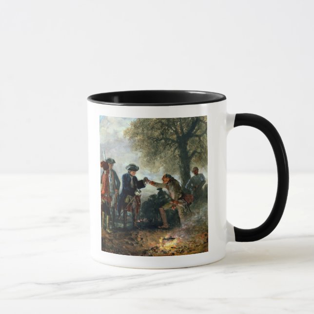 Tasse Frederick le grand avec Zieten au camp (Droite)