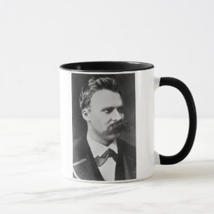 Tasse Friedrich Wilhelm Nietzsche (1844-1900) 1873 (b/w
