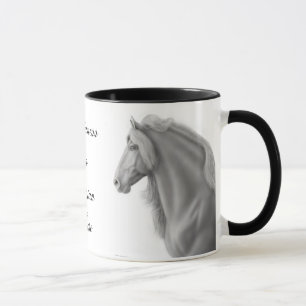 Tasse frisonne de cheval