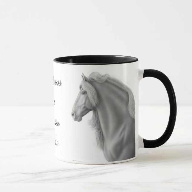 Tasse frisonne de cheval (Droite)