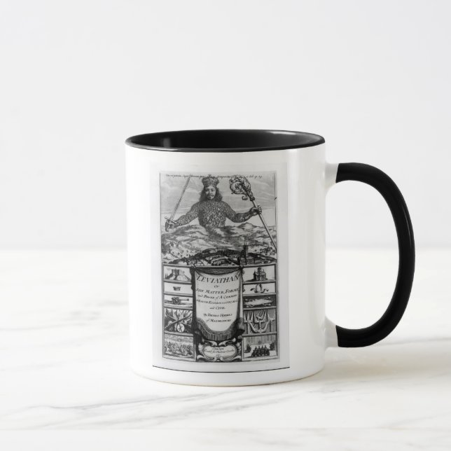 Tasse Frontispice par Thomas Hobbes de Malmesbury (Droite)