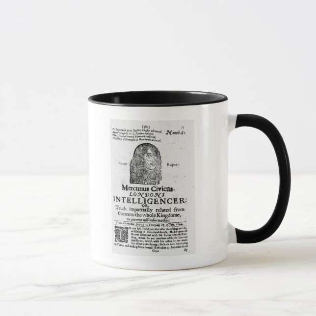 Tasse Frontpage de 'Mercurius Civicus (Droite)