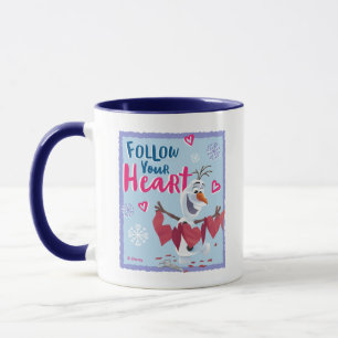 Tasse Frozen - Olaf  Suivez votre coeur Valentin