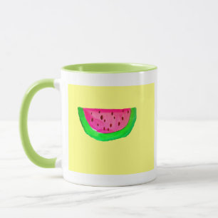 Tasse Fruit de pastèque juteux rose