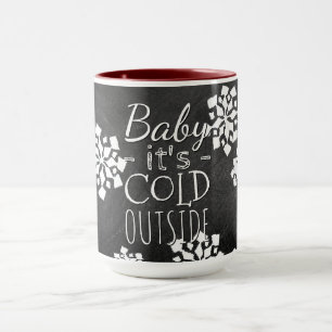 Tasse Fun Cute Baby Son Froid Dehors Chalkboard