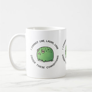 Tasse Fun Grumpy Frog – Je ne peux pas vivre rire 