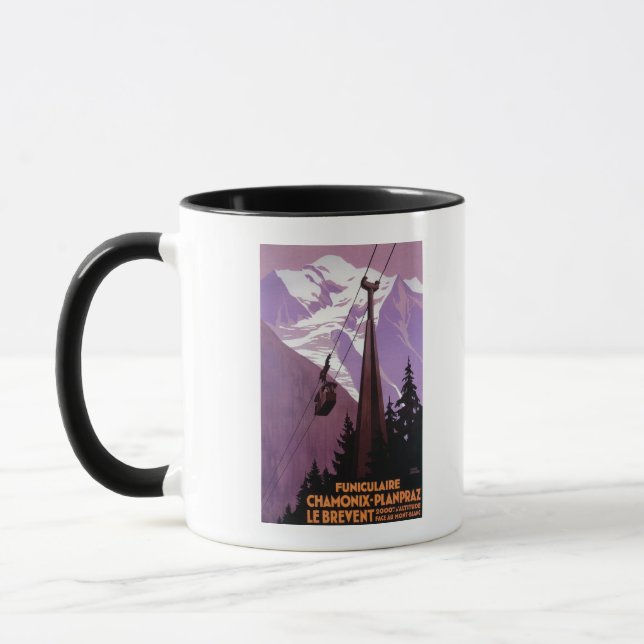 Tasse Funiculaire à Brevent Mt. (Gauche)