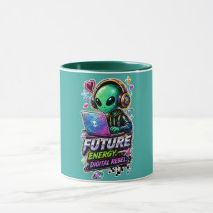 Tasse Future Energy ⚡ Tasse à café Cyber Rebel