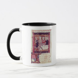 Tasse Galahad vient à Arthur