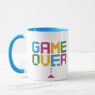 Tasse Game Over Gamer – Café de jeu rétro pixel