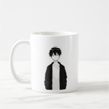 Tasse Garçon Anime Minimaliste