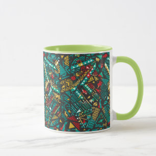 Tasse Garde-lions   Motif africain