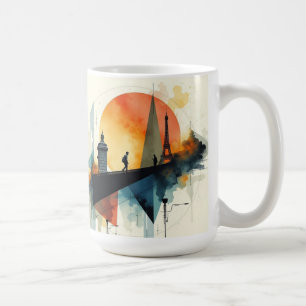 Tasse « Garder son calme et boire du café »