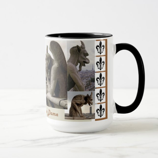 Tasse Gargouilles de cathédrale de Notre Dame - (Droite)