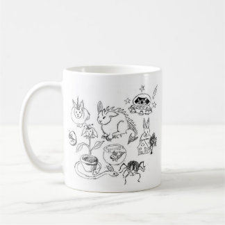 Tasse gauchère de lapins de complot