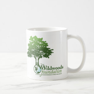 Tasse gauchère de logo de Wildwoods avec la devis