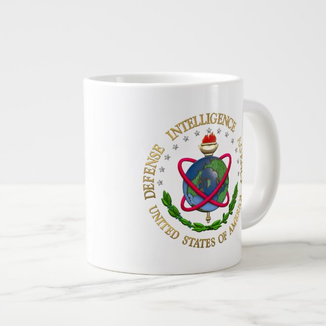 Tasse Géante [200] Agence de renseignement de la Défense : Édit (Devant droit)