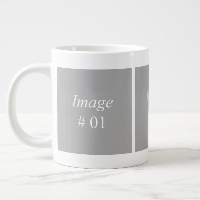 Tasse Géante 3 modèle de collection de photos (Gauche)