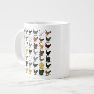 Tasse Géante 49 poules de poulet
