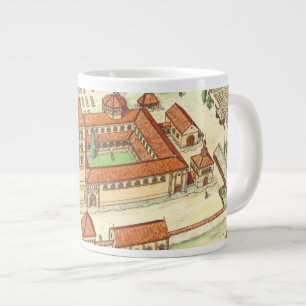 Tasse Géante Abbaye romane. Modèle