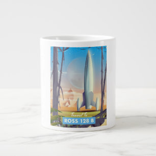 Tasse Géante Affiche de science-fiction Ross 128 B