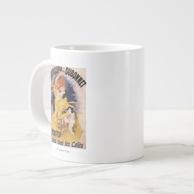 Tasse Géante Affiche promotionnelle de Quinquina Dubonnet Aperi (Devant gauche)