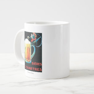 Tasse Géante Affiche promotionnelle des bières de Chartres