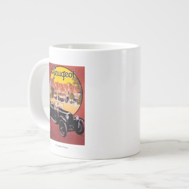 Tasse Géante Affiche promotionnelle Peugeot Automobile (Devant gauche)