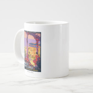 Tasse Géante Affiche promotionnelle pour les voyages