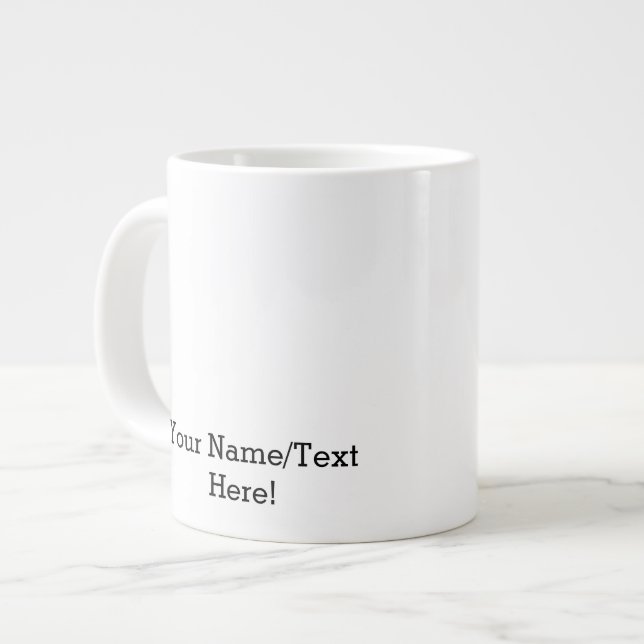 Tasse Géante Ajouter des Modèles d'image (Devant gauche)