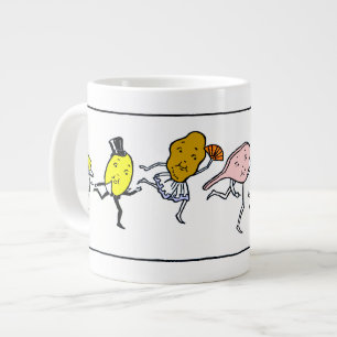 Tasse Géante Aliments favoris Art Vintage