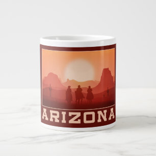 Tasse Géante Arizona Sunset monogramme personnalisé de la mule