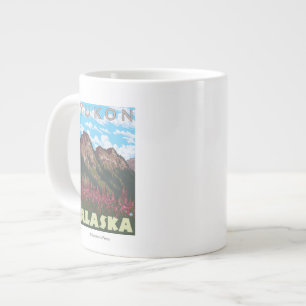 Tasse Géante Armes à feu et montagnes - Yukon, Alaska
