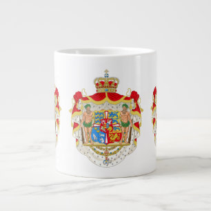 Tasse Géante Armoiries royales danoises vintage du Danemark