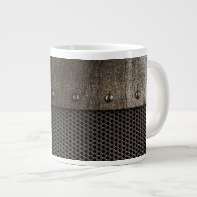 Tasse Géante arrière - plan de grunge (Devant droit)