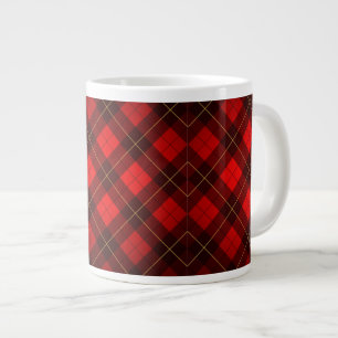 Tasse Géante arrière - plan de Wallace Tartan