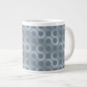 Tasse Géante Arrière - plan gris abstrait d'écoulement