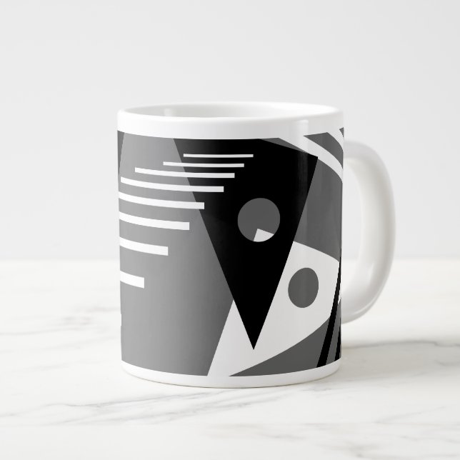 Tasse Géante Art moderne (Devant droit)