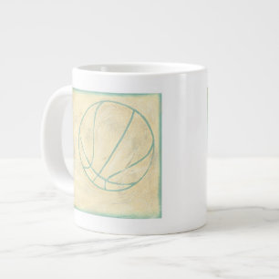 Tasse Géante Basket-ball bleu de Chariklia Zarris