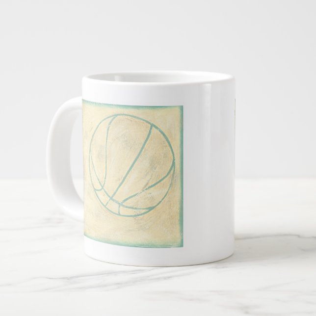 Tasse Géante Basket bleu par Chariklia Zarris (Devant gauche)