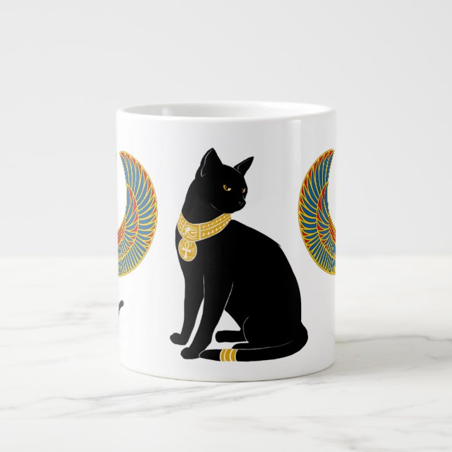 Tasse Géante Bastet : Chat à ailes d'ISIS ! (Devant)