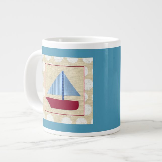 Tasse Géante Bateau à voile pour enfants par Chariklia Zarris (Devant gauche)