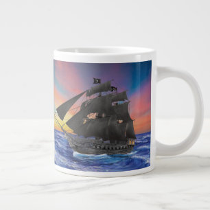 Tasse Géante Bateau pirate de Black Beard