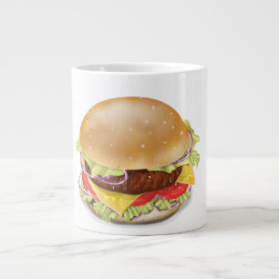 Tasse Géante Beau hamburger ou cheeseburger.
