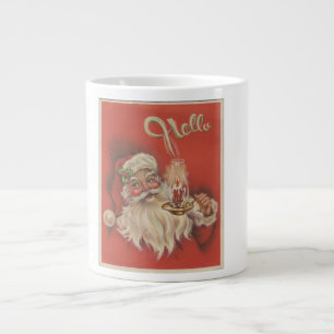 Tasse Géante Beau Père Noël Vintage