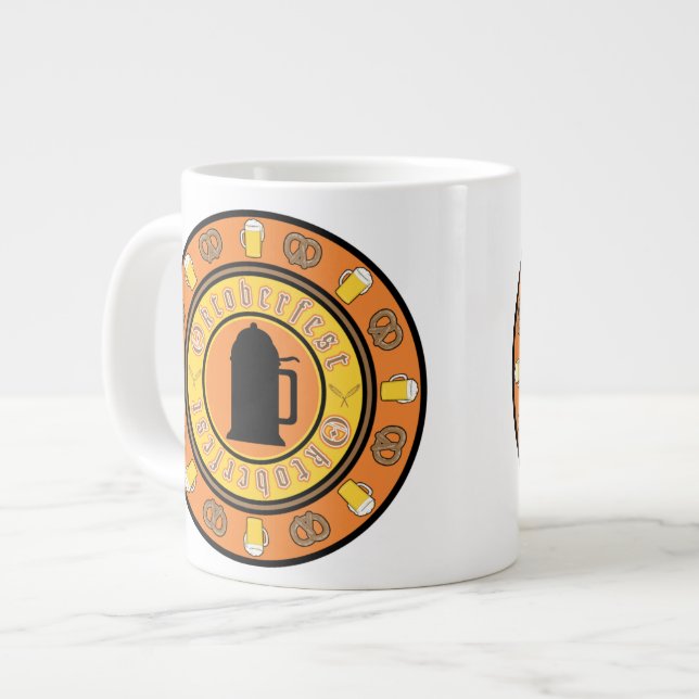 Tasse Géante Bière, Pretzels, Stein Oktoberfest (Devant gauche)