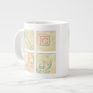 Tasse Géante Blocages de photos de bébés par Chariklia Zarris