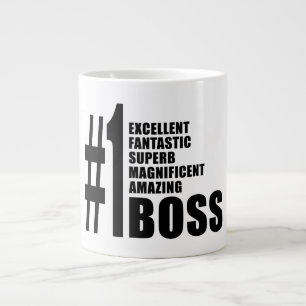 Tasse Géante Bosses Anniversaires Cadeaux : Numéro Un Boss