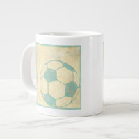 Boule de soccer bleu Pastel par Chariklia Zarris